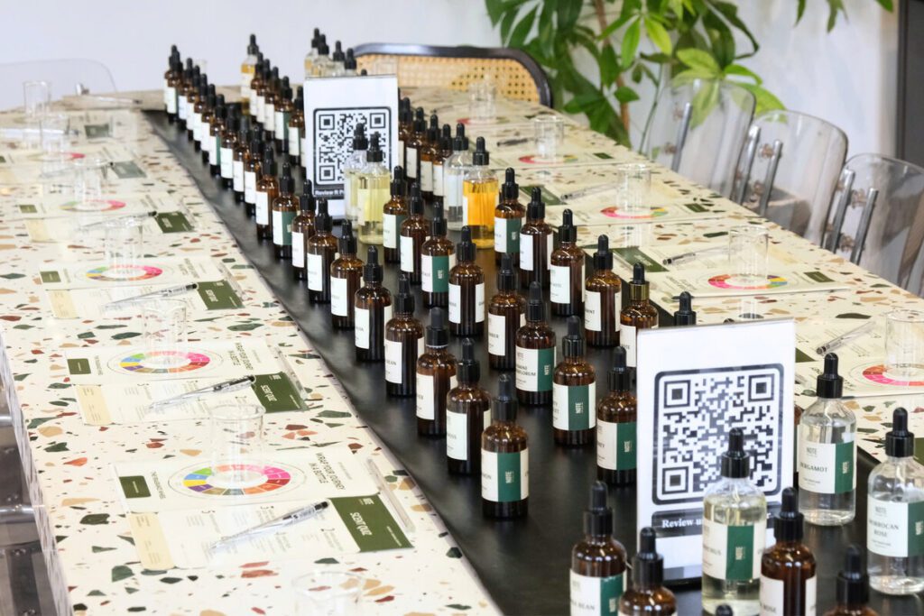 recap event soft opening of note the scent lab hanoi co gi — R Parfums Workshop, Thao Dien District 2, HCMC